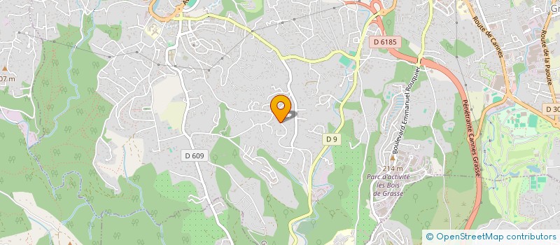 localisation de l'entreprise MONSIEUR GUILLAUME CANDIDO  GRASSE