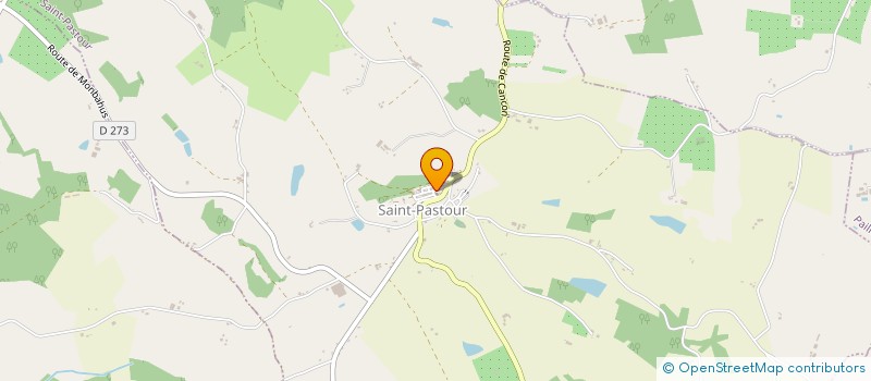 localisation de l'entreprise MONSIEUR GUILLAUME CANIE  SAINT-PASTOUR