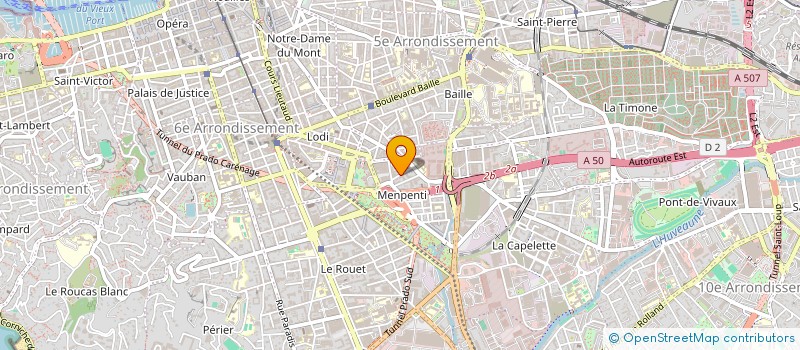 localisation de l'entreprise MONSIEUR GUILLAUME CANOVAS à MARSEILLE