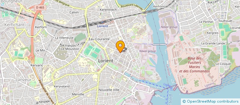 localisation de l'entreprise MONSIEUR GUILLAUME CAO  LORIENT