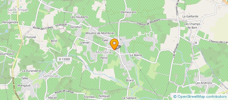 localisation de l'entreprise MONSIEUR GUILLAUME CAPDEBOS  MOMBRIER