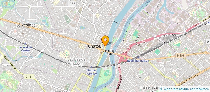 localisation de l'entreprise MONSIEUR GUILLAUME CAPET  CHATOU