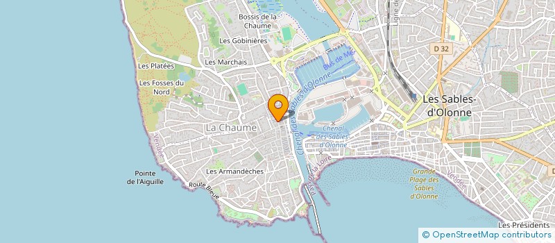 localisation de l'entreprise MONSIEUR GUILLAUME CAPPADORO à LES SABLES D'OLONNE