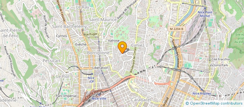 localisation de l'entreprise MONSIEUR GUILLAUME CARLI à NICE