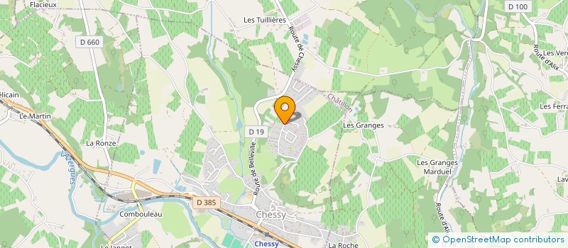 localisation de l'entreprise MONSIEUR GUILLAUME CARNEIRO à CHESSY