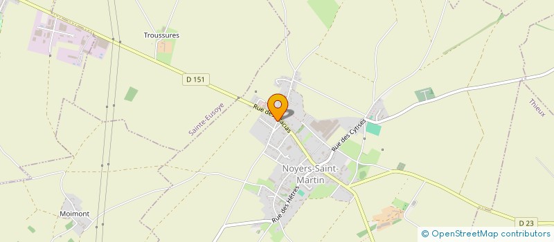 localisation de l'entreprise MONSIEUR GUILLAUME CARNEL  NOYERS-SAINT-MARTIN