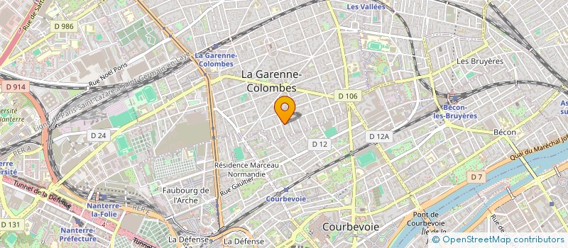 localisation de l'entreprise MONSIEUR GUILLAUME CAROLIN à LA GARENNE-COLOMBES