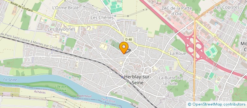 localisation de l'entreprise MONSIEUR GUILLAUME CARON  HERBLAY-SUR-SEINE