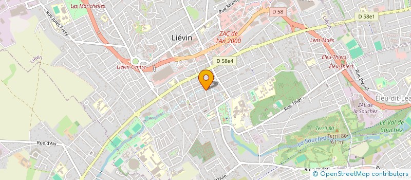 localisation de l'entreprise MONSIEUR GUILLAUME CARPENTIER  LIEVIN