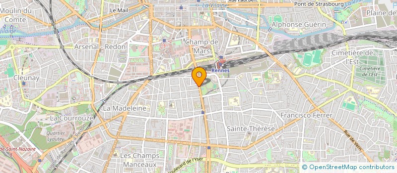 localisation de l'entreprise MONSIEUR GUILLAUME CARPENTIER  RENNES