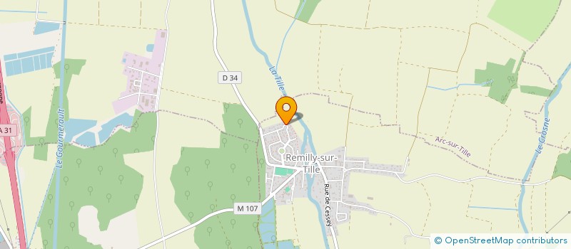 localisation de l'entreprise MONSIEUR GUILLAUME CARRION  REMILLY-SUR-TILLE