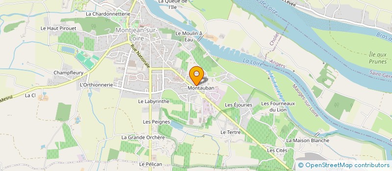 localisation de l'entreprise MONSIEUR GUILLAUME CARRON à MAUGES-SUR-LOIRE