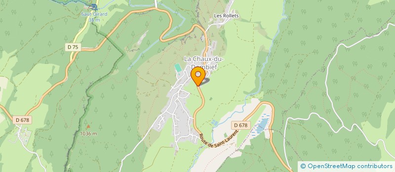localisation de l'entreprise MONSIEUR GUILLAUME CART-LAMY à LA CHAUX-DU-DOMBIEF