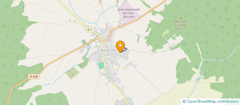 localisation de l'entreprise MONSIEUR GUILLAUME CARUSO  LAMARCHE