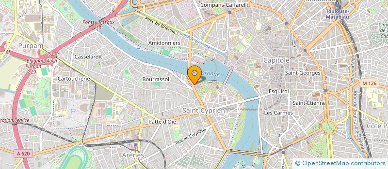 localisation de l'entreprise MONSIEUR GUILLAUME CASADO à TOULOUSE