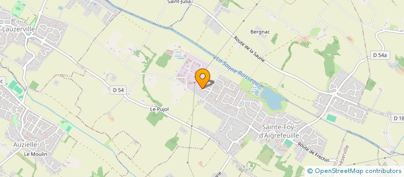 localisation de l'entreprise MONSIEUR GUILLAUME CASBAS  SAINTE-FOY-D'AIGREFEUILLE