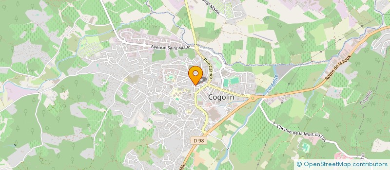 localisation de l'entreprise MONSIEUR GUILLAUME CASSAT à COGOLIN