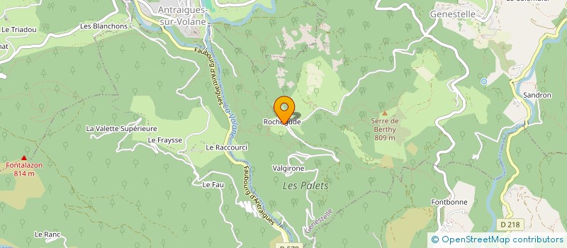 localisation de l'entreprise MONSIEUR GUILLAUME CASSIA à GENESTELLE