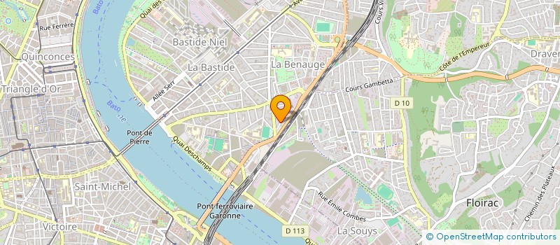 localisation de l'entreprise MONSIEUR GUILLAUME CASTAGNE  BORDEAUX