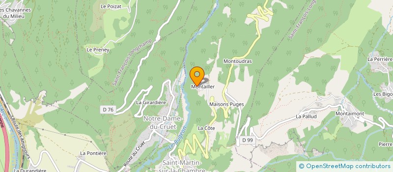 localisation de l'entreprise MONSIEUR GUILLAUME CASTANIE  SAINT-MARTIN-SUR-LA-CHAMBRE