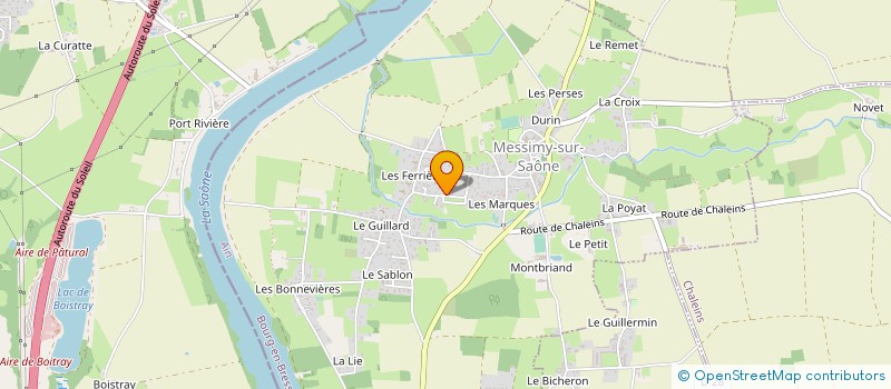 localisation de l'entreprise MONSIEUR GUILLAUME CASTANO  MESSIMY-SUR-SAONE