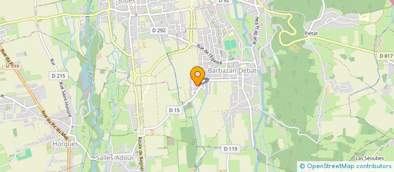 localisation de l'entreprise MONSIEUR GUILLAUME CASTERAN  BARBAZAN-DEBAT
