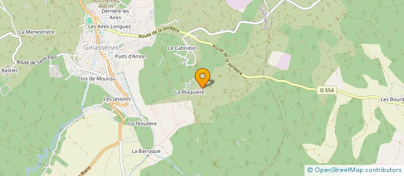 localisation de l'entreprise MONSIEUR GUILLAUME CASTILLON  GINASSERVIS