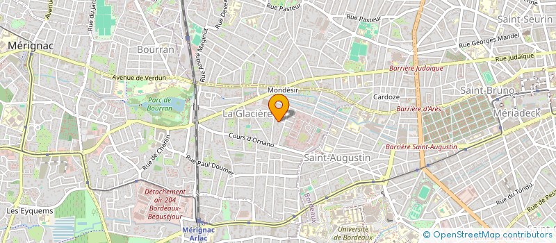 localisation de l'entreprise MONSIEUR GUILLAUME CASTRO MEIRINHOS  MERIGNAC