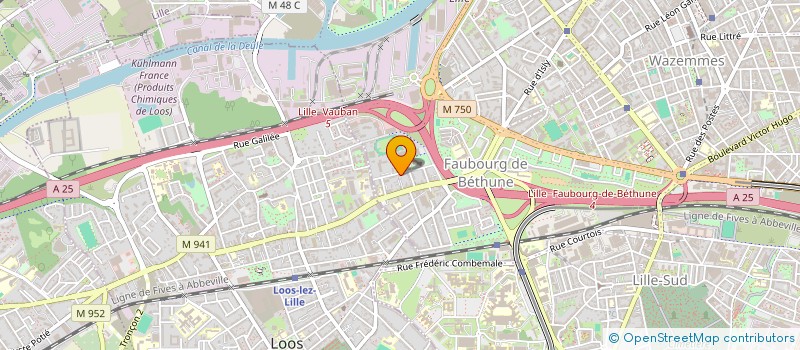localisation de l'entreprise MONSIEUR GUILLAUME CATHE à LILLE
