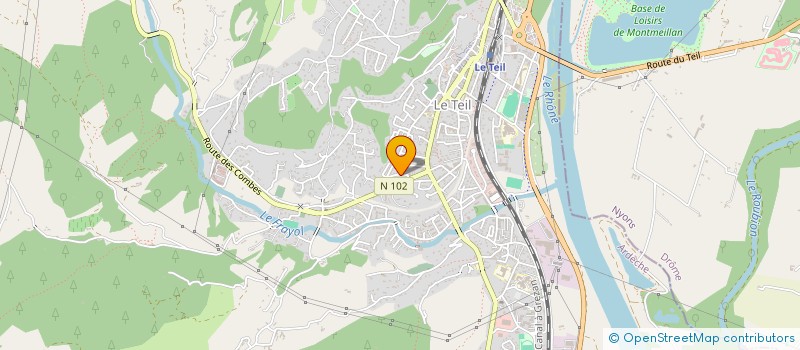 localisation de l'entreprise MONSIEUR GUILLAUME CATTELET  LE TEIL