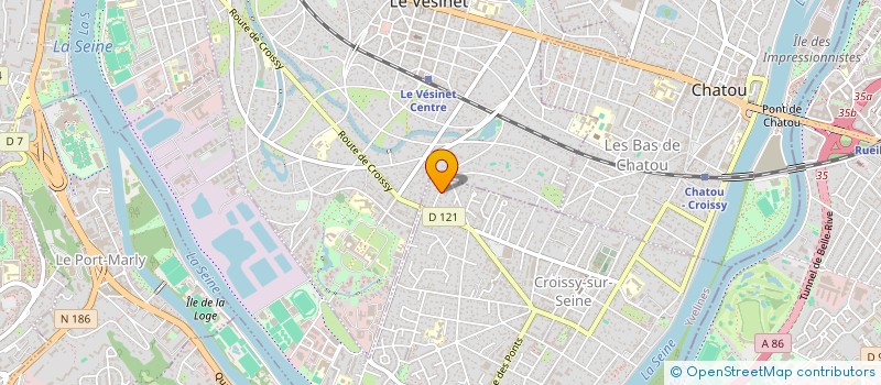 localisation de l'entreprise MONSIEUR GUILLAUME CAUDRON  CROISSY-SUR-SEINE