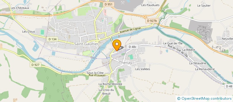localisation de l'entreprise MONSIEUR GUILLAUME CAUET à SAINT-GAULTIER