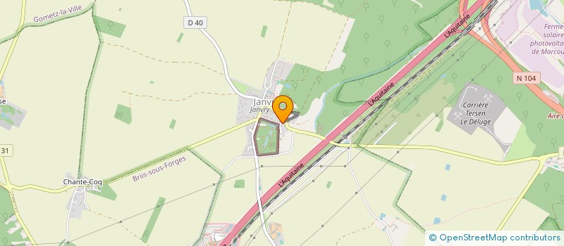 localisation de l'entreprise MONSIEUR GUILLAUME CAUET  JANVRY