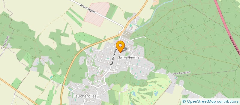 localisation de l'entreprise MONSIEUR GUILLAUME CAZAUDEHORE  FEUCHEROLLES