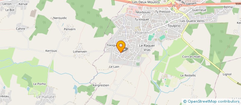 localisation de l'entreprise MONSIEUR GUILLAUME CAZES  PLOEREN