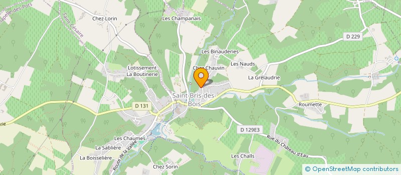 localisation de l'entreprise MONSIEUR GUILLAUME CAZOBON  SAINT-BRIS-DES-BOIS