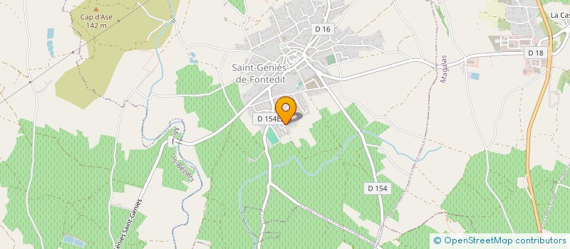 localisation de l'entreprise MONSIEUR GUILLAUME CEBE  SAINT-GENIES-DE-FONTEDIT