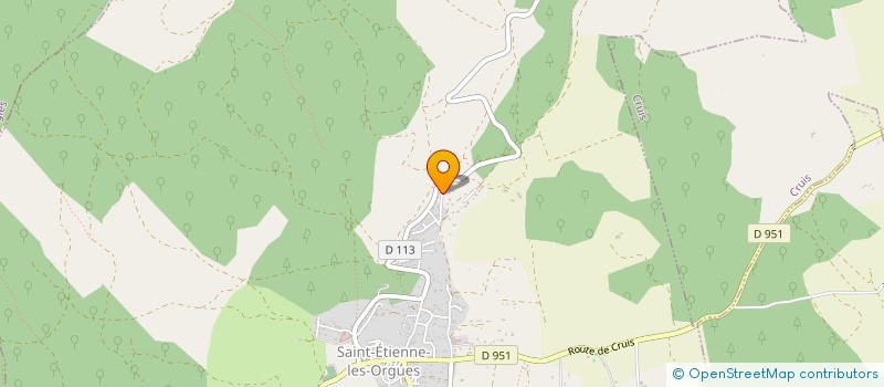 localisation de l'entreprise MONSIEUR GUILLAUME CECCOLI  SAINT-ETIENNE-LES-ORGUES