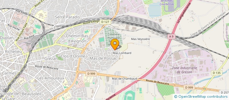 localisation de l'entreprise MONSIEUR GUILLAUME CERVIOTTI  NIMES