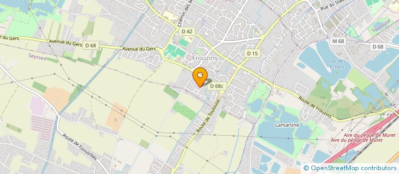 localisation de l'entreprise MONSIEUR GUILLAUME CESCON  FROUZINS