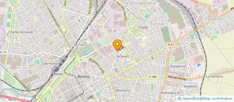 localisation de l'entreprise MONSIEUR GUILLAUME CEZ  REIMS