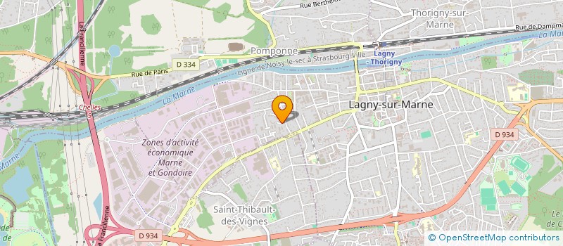 localisation de l'entreprise MONSIEUR GUILLAUME CHAGOT  LAGNY-SUR-MARNE