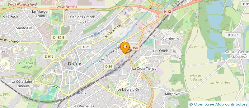 localisation de l'entreprise MONSIEUR GUILLAUME CHAILLEUX à DREUX