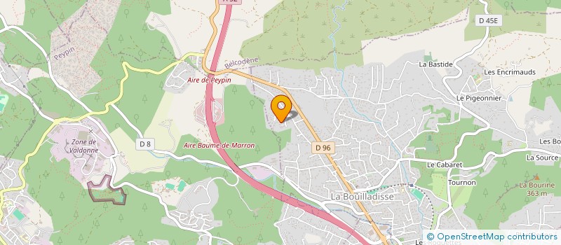 localisation de l'entreprise MONSIEUR GUILLAUME CHAIX  BELCODENE