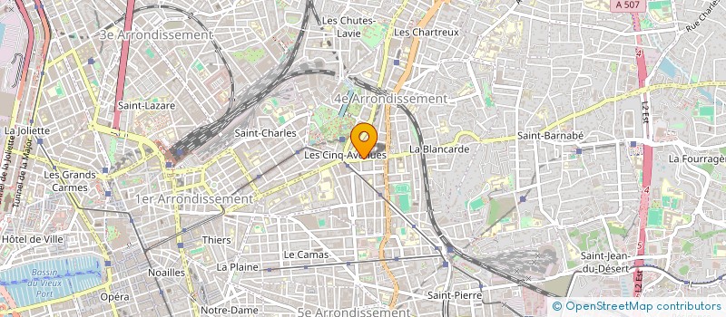 localisation de l'entreprise MONSIEUR GUILLAUME CHALIGNE à MARSEILLE