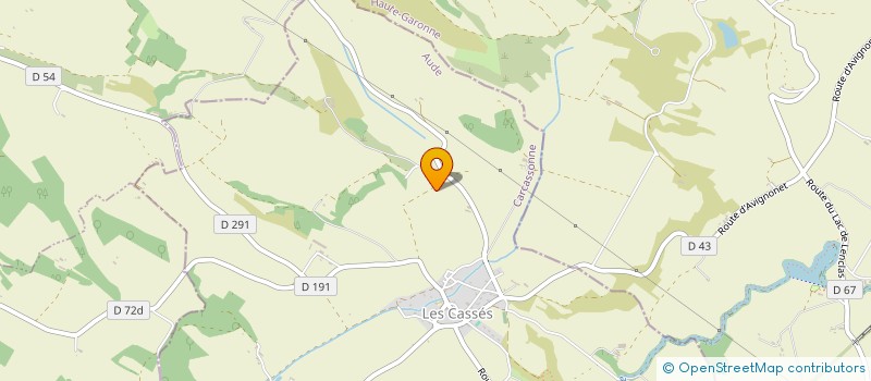 localisation de l'entreprise MONSIEUR GUILLAUME CHAMPEAU  LES CASSES