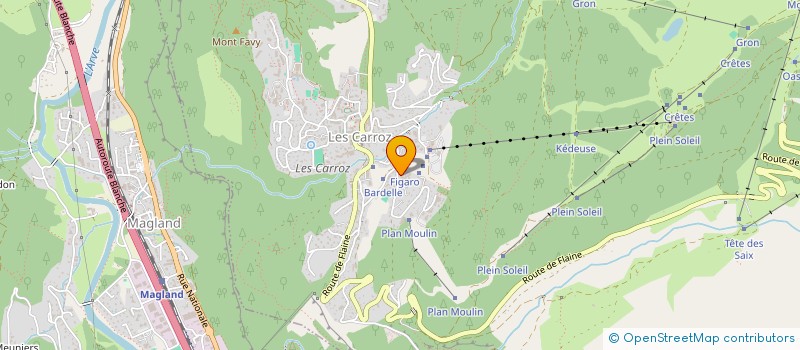 localisation de l'entreprise MONSIEUR GUILLAUME CHANAY  ARACHES-LA-FRASSE