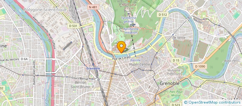 localisation de l'entreprise MONSIEUR GUILLAUME CHANTEL  GRENOBLE