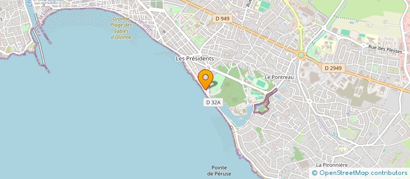 localisation de l'entreprise MONSIEUR GUILLAUME CHAPLOT à LES SABLES D'OLONNE