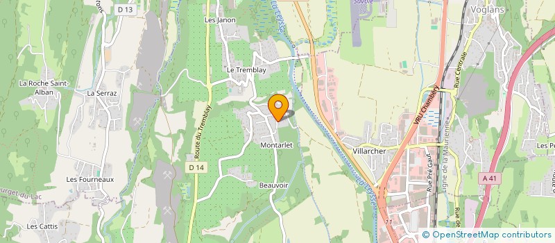 localisation de l'entreprise MONSIEUR GUILLAUME CHAPPERON  LA MOTTE-SERVOLEX